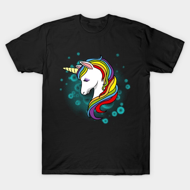 Colorful Unicorn T-Shirt by mounier